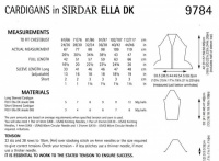 Knitting Pattern - Sirdar 9784 - Ella DK - Cardigans